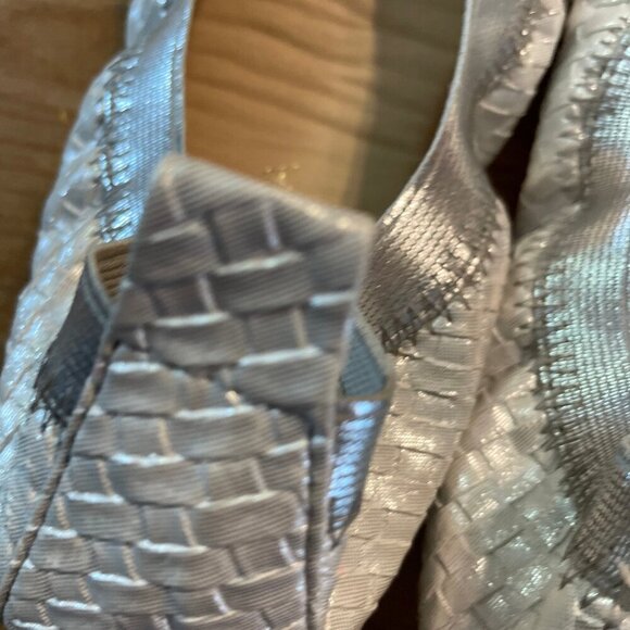 Yosi Samra YS Ballet Foldable Flat Silver Girls Y3 - Picture 5 of 8